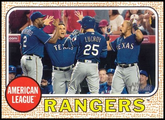 394 Texas Rangers Team Card